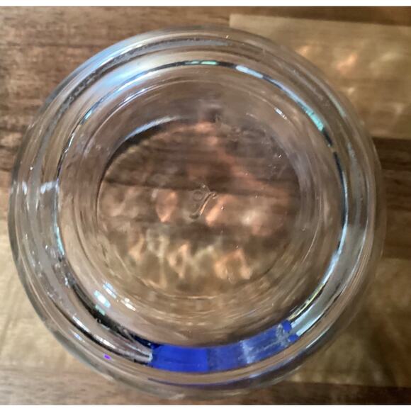 Vintage Libbey Urban Polka Dots Thumbprint Clear Glass Rocks 3.5” Set Of 4 - Picture 10 of 10